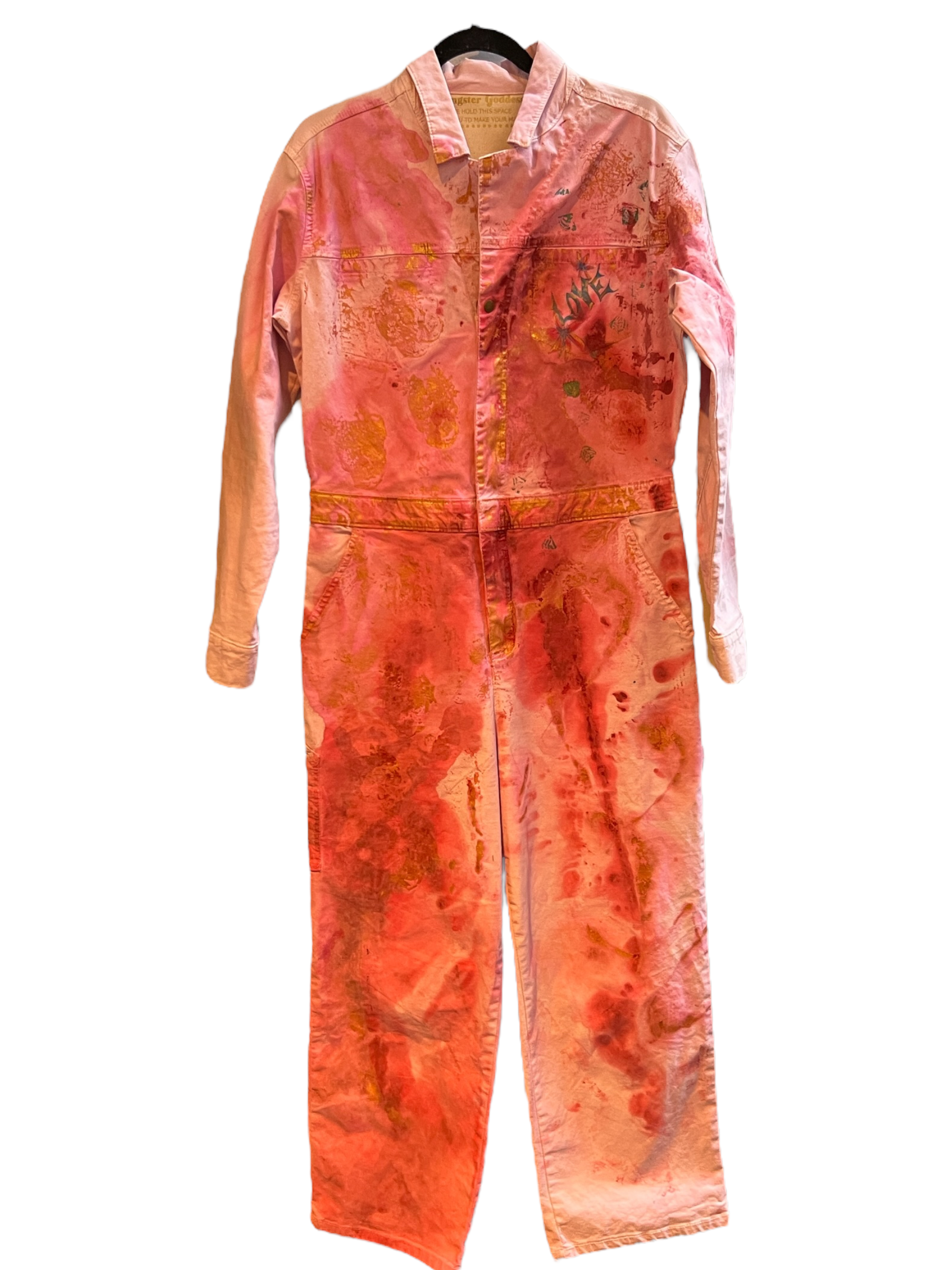 One of a Kind Hand Painted Jump Suit