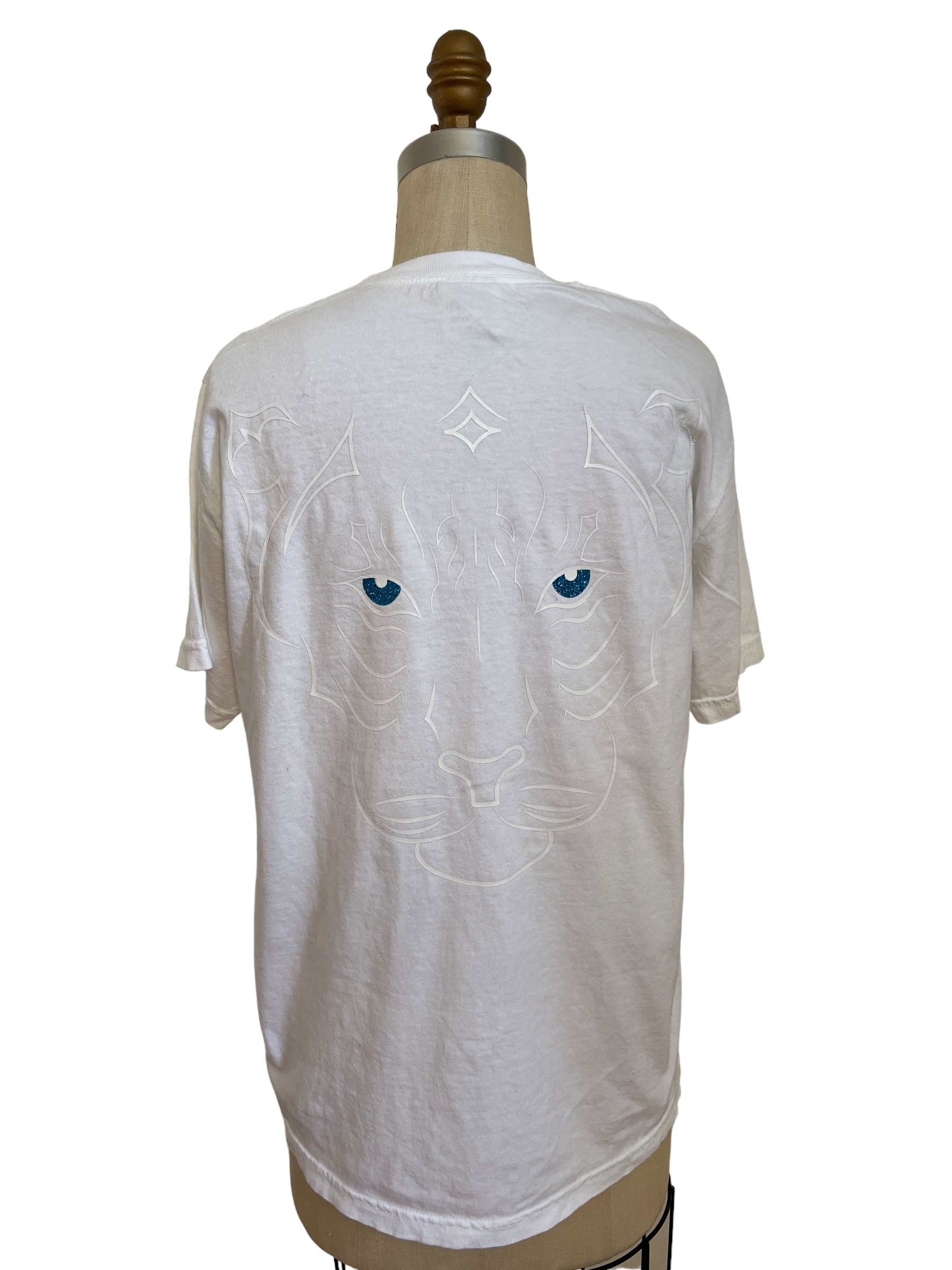 Imperial Tiger T-Shirt-White/White Puff