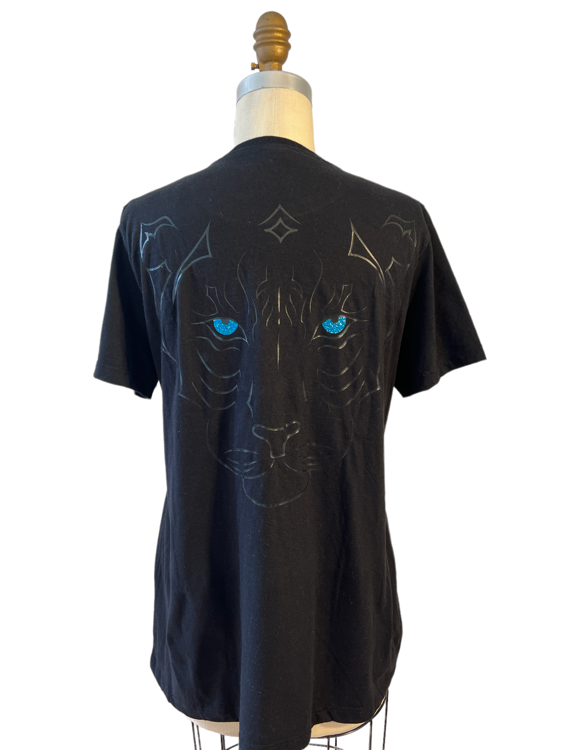 Imperial Tiger T-Shirt-Black/Black Puff